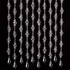 Штора зі скляних бусин діаметром 4 мм, 10 мм, 16 мм, 38 мм (за 1 нитку довжиною 1 м)