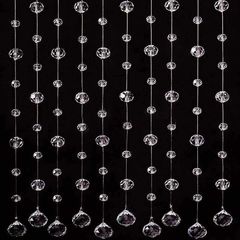 Штора зі скляних бусин діаметром 10 мм, 16 мм, 20 мм (за 1 нитку довжиною 1 м)