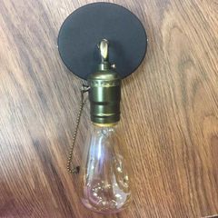 Бра в стилі лофт Antique з ланцюжком на патроні бронзове