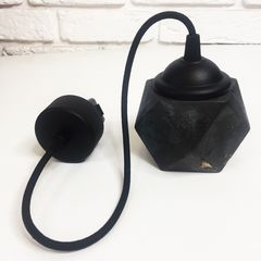 Світильник підвісний бетонний MINI чорний, Кількість джерел світла: 1, Color: Black