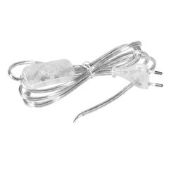 Провод с выключателем прозрачный ШП-004 2х0,5 - Edisons