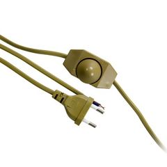 Провод с регулятором (диммером) ШПР-203 2х0,75 золотой, Сечение: 2х0.75мм, Цвет провода: золото - Edisons