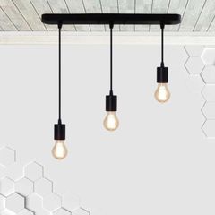 Потолочный светильник в стиле лофт Ceiling-3 черний - Edisons