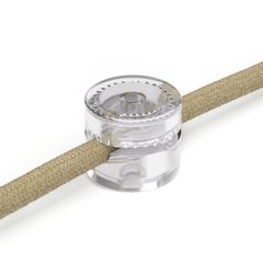 Крепеж фиксатор провода D8 пластиковый для наружной проводки прозрачный - Edisons