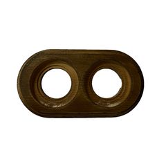 Рамка дерев'яна Keruida темна на 2 пости для накладних вимикачів