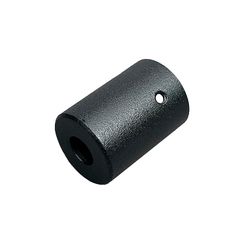 Накладка-з'єднувач для гнучкого неону 22 мм металева чорна