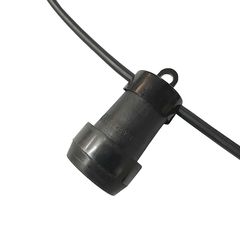 Патрон PATIO E27 влагозащищенный черный для уличных гирлянд, Количество: 1 шт. - Edisons