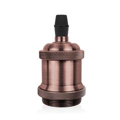 Патрон E27 для абажуров красная бронза, Цвет: красная бронза - Edisons