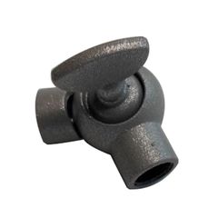 Поворотный шарнир с зажимом серебро MR-008-14 - Edisons