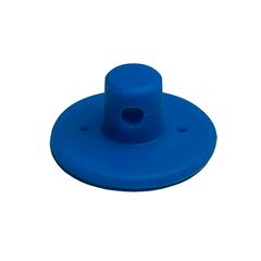 Кріплення-Фіксатор стельове проводу силіконове (синій) Premium, Color: Blue