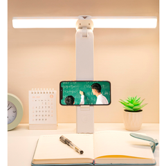 Лампа настільна акумуляторна FL-2 5W DIM + USB біла на 4 години роботи від акумулятора, Час роботи від акумулятора, год.: 4