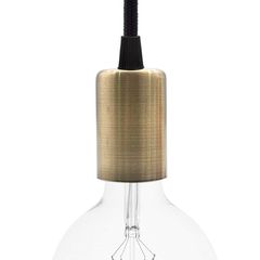 Металлический патрон Е27 бронза, Цвет: бронза - Edisons