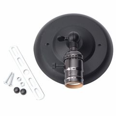 Бра в стилі лофт Armand з вимикачем на патроні чорне