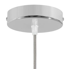 Розетка потолочная D100 H20 хром - Edisons