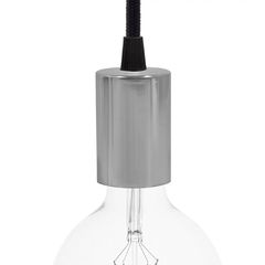 Металлический патрон Е27 хром, Цвет: хром - Edisons