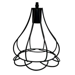 Сталевий абажур клітка Квітка