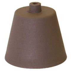 Пластикова стельова розетка 92 мм (шоколадний)