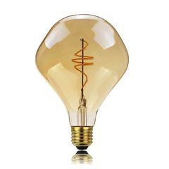 LED лампа Edisons G125 Spiral Gold Е27 5W 2200K димована Premium