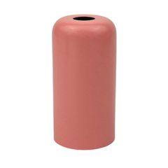 Металева гільза на патрон Е14 рожева