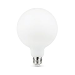 LED лампа Edisons Ceramic G95 Е27 6W 3000K белая бархатно-матовая, Температура света: 3000К - Edisons