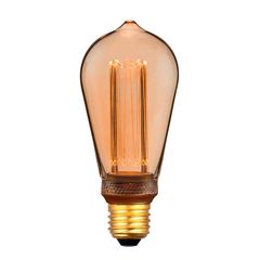 Virtual Filament LED лампа Эдисона ST64 RN E27 4W 1800К разборная Premium - Edisons