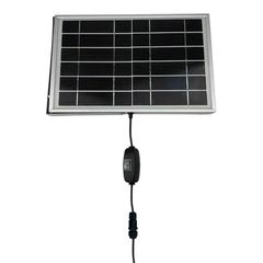 Солнечная панель со встроенным аккумулятором Solar 33х21,5см 12W 3V 6000mAh для уличных гирлянд под патрон E27 - Edisons