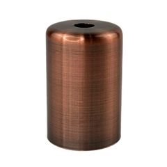 Металева гільза на патрон Е27 червона бронза