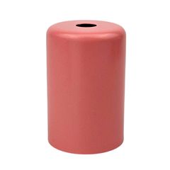 Металева гільза на патрон Е27 рожева