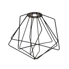 Сталевий абажур клітка Асиметрія 210 мм