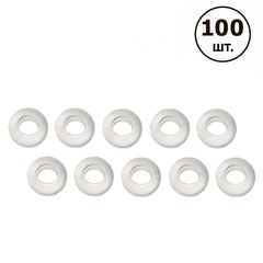Втулка гумова прозора 10мм [CLONE] [CLONE] [CLONE] [CLONE], Кількість: 100 шт., Color: прозорий