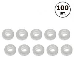 Втулка гумова прозора 10мм [CLONE] [CLONE] [CLONE] [CLONE] [CLONE], Кількість: 100 шт., Color: прозорий