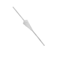 Фітинг аркуш для бусин і підвісок 34мм (набір 10 шт) Silver, Довжина фітінга, мм: 34