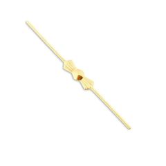 Фитинг бабочка для бусин и подвесок 60мм (набор 10 шт) Gold, Довжина фітінга, мм: 60