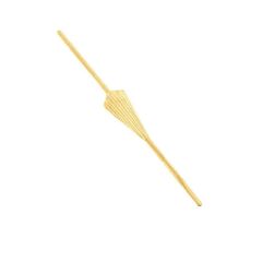 Фітинг аркуш для бусин і підвісок 27мм (набір 10 шт) Gold, Довжина фітінга, мм: 27