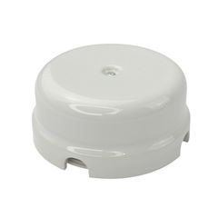 Розподільна коробка керамічна 78х35мм Біла