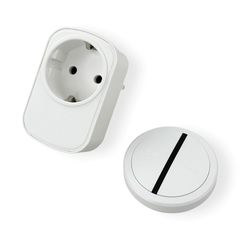 Комплект із розумної бездротової розетки SW-R08 та 1-канальной клавиши CA2