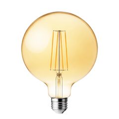 LED лампа Edisons G125 LONG E27 6W 2200K димована Premium