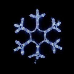 Гірлянда зовнішня DELUX MOTIF Snowflake 0,4м 12 flash IP44 білий