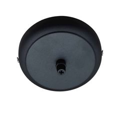 Розетка стельова D120 H20 чорна