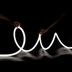 PREMIUM гибкий круглый LED неон 22mm 24V 3000K 11w/m, Диаметр, мм: 22 - Edisons