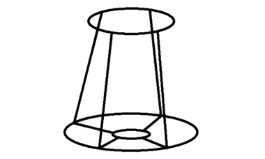 Абажур проволочный