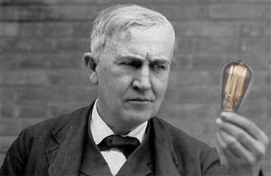 О лампах Эдисона