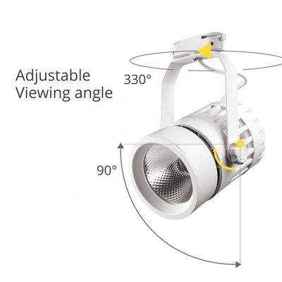 Трековий світильник димований Edisons 30W 3000K 24' CRI>95 білий Premium, зображення 2