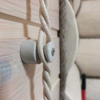 Ролик изолятор керамический для ретро проводки белый Premium, Количество: 1 шт., Цвет: белый, изображение 4 - Edisons