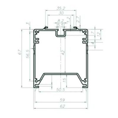 Лінійний світильник Prima Tech Line 1500mm Оffice classic 47W 4000K Premium, Потужність світильника, ВТ: 47, зображення 3