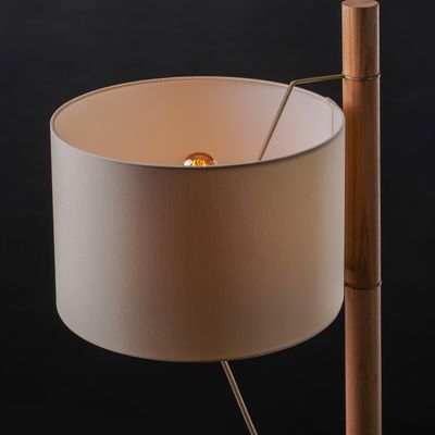 Торшер Nordic Wood дерев'яний (натуральний ясен) з абажуром, зображення 11