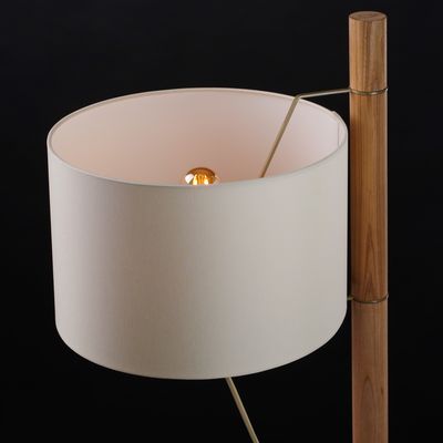 Торшер Nordic Wood дерев'яний (натуральний ясен) з абажуром, зображення 12