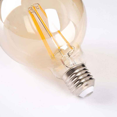 LED лампа Edisons G125 LONG E27 6W 2200K димована Premium, зображення 6
