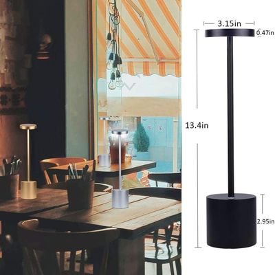Настільна акумуляторна LED лампа Professional 5200 mAh 3W 2700K IP54 USB чорна Premium, Колір: чорний, зображення 10