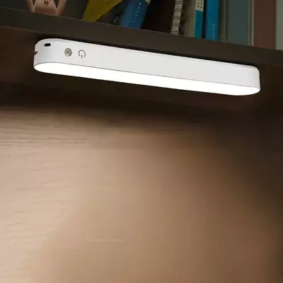 Акумуляторний лінійний LED світильник LN-260 4W 1200mAh 3 режими з сенсорною кнопкою від USB білий на 11 годин від АКБ без датчика руху